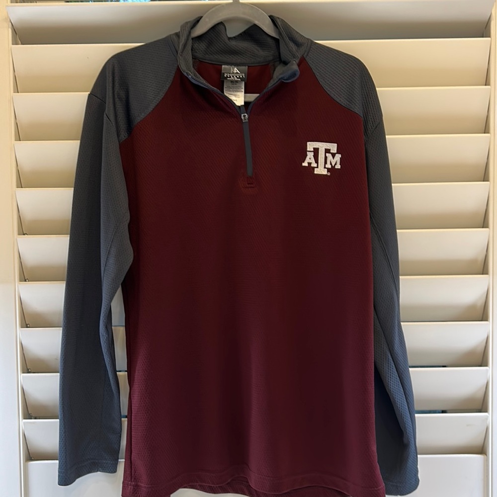 Texas A+M long sleeve pullover